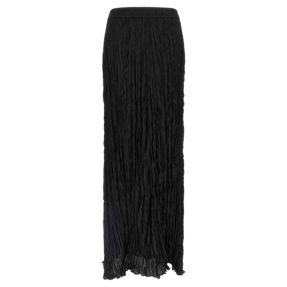 P.A.R.O.S.H. Black Silk Mini Women's Skirt